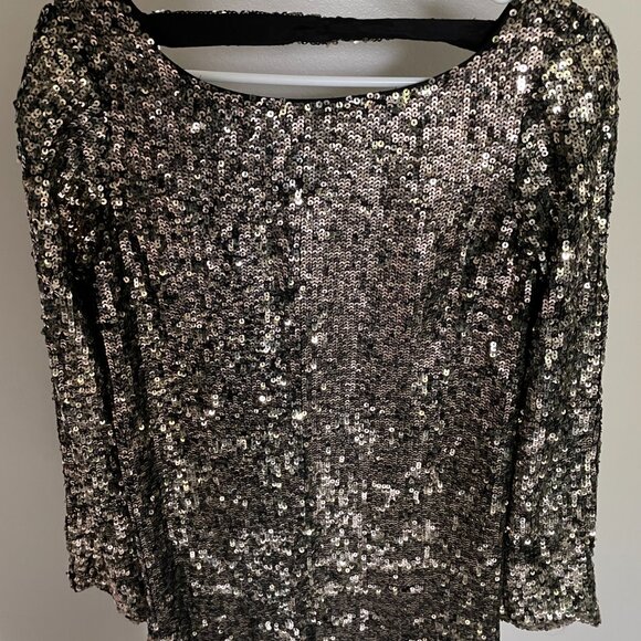 Free People Gold Sequin Dress - Picture 8 of 8